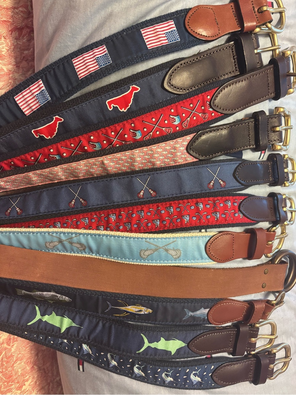 Boys Vineyard Vines Multi-Pattern Belts READ DESCRIPTION